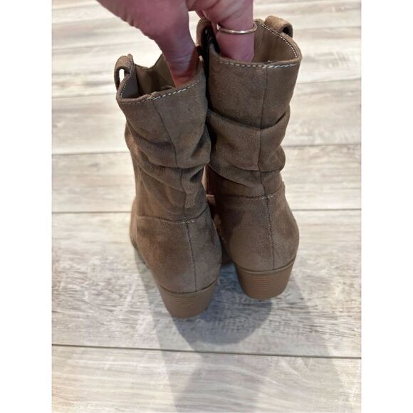 a.n.a Womens Delia Porchini Stacked Heel Slouch Boots Size 6 - Picture 8 of 10